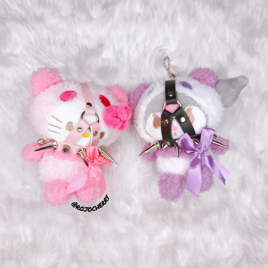 Llavero Kitty y Kuromi Ositos